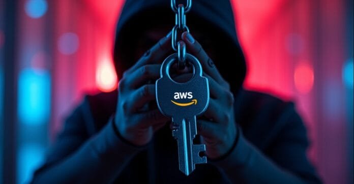 A cybersecurity researcher investigating malicious Python package threats in a dimly lit, modern workspace with dual monitors displaying code and security alerts.