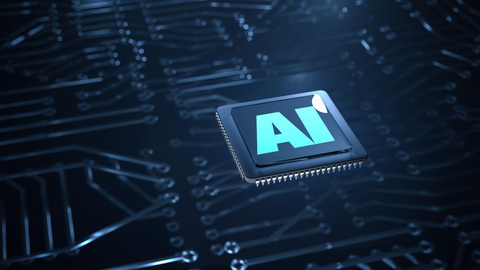 Líderes empresariais discutindo estratégia de IA em um escritório moderno